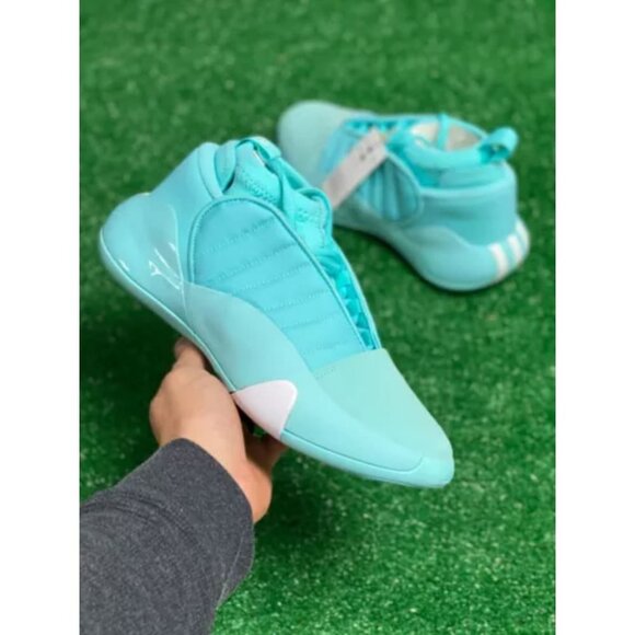 Adidas Harden Vol 7 Mens Basketball Shoes Blue IF5617 NEW Multi Sz - Picture 1 of 9